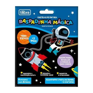 Imagem de Cartelas De Pintura Mágica 6 Unidades Tilibra Espaço