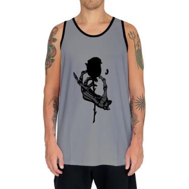 Imagem de Camiseta Regata Arte Tumblr Esqueletos Caveira Ossos Moda 9 - Enjoy Sh