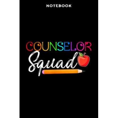 Imagem de Notebook Cōūnsēlōr Sqūād Tēāchēr Bāck Tō Schōōl Fāmilÿ Mēmē: 6x9 inch, over 100 pages/Lined Journal,Homeschool,Book,Financial,Event,A Blank