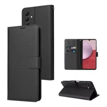 Imagem de Capa Capinha Carteira Flip Para Samsung Galaxy A05S Cor: PRETO - LXL