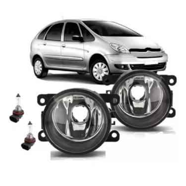 Imagem de Par Farol De Milha Picasso 2007 2008 2009 2010 2011 2012 + Lâmpada