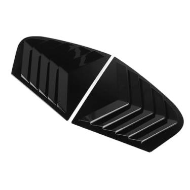 Imagem de Janela de Ventilação Lateral Traseira, Ventiladores de Ventilação, à Esquerda No Lado Direito Janela Lateral Alta Resistência Alta na Série 5 G30 2018-2023 (Preto brilhante)