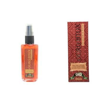 Imagem de Kit 2 Ouro Btox Reparador de Pontas, Protetor Capilar Flora Pura, 60ml
