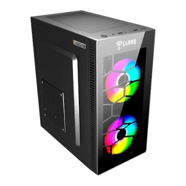 Imagem de GABINETE GAMER KAESAR COM VIDRO FRONTAL