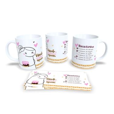 Imagem de Caneca dia dos Avós de Porcelana Personalizada Com Frases Engraçadas e Divertidas P21 (Receita..)