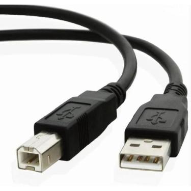 Imagem de Cabo Usb 2.0 Am/Bm Para Impressora E Scanner 5 Metros - MB