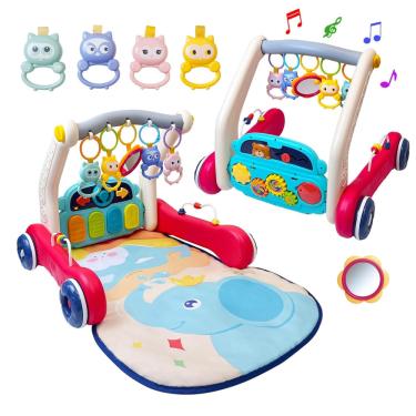 Imagem de Baby Gym Play Mat & Walker Cuterabit com música e luz 0-36M