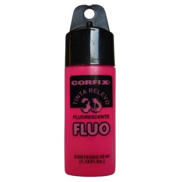 Imagem de Tinta Relevo 3D Corfix Fluorescente 35ml 1002 - 14800, 1015 - MAGENTA