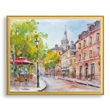 Imagem de Art Shoppe Arte de parede com impressão emoldurada, decoração de parede vintage para sala de estar, quarto, escritório, imagem de alta resolução em papel de arte premium, moldura de 0,9 cm com frente