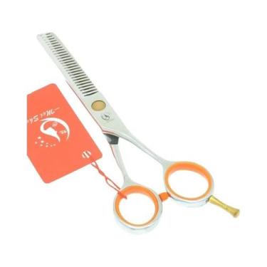 Imagem de Tesoura De Corte De Cabelo De Barbeiro De Aço Inoxidável 4 5 5 Polegad