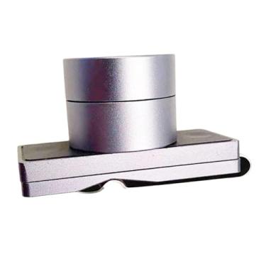 Imagem de Deevoka Porta de giz de bilhão de bilhar, suporte de giz de sinuca, armazenamento de organizador portátil Billiards Accessories Professional, Cinza Claro