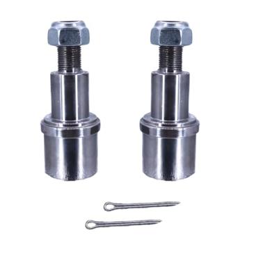 Imagem de Par de Pontas de Eixo Tamborzinho 47,62mm x 108mm para Reboque – Peças Resistentes para Carretinhas e Engates