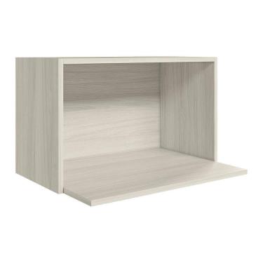 Imagem de Armario Aereo Porta Microondas Mdf 60 Cm Kali 15214 Bianco Toq Nicioli
