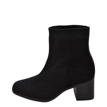 Imagem de Bota Feminina Bebecê Cano Baixo REF: T6230-622 VERNIZ-KNIT - BEBECE, 3