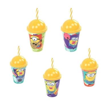 Imagem de Copo Shake Minions Meu Malvado Favorito 280 Ml Plasutil