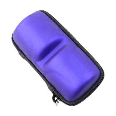 Imagem de kowaku Capa protetora para carretel de pesca, multifuncional, à prova d'água, com zíper, bolsa para carretel de pesca, para baitcasting, trolling, tambor, Azul Escuro