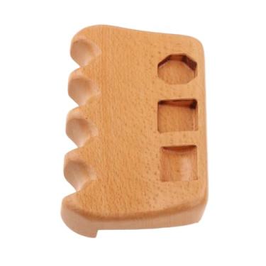 Imagem de menolana Suporte para tacos de sinuca, acessórios portáteis, suporte profissional prático para tacos, garra para tacos, sala de bilhar, clube, 4 Furos