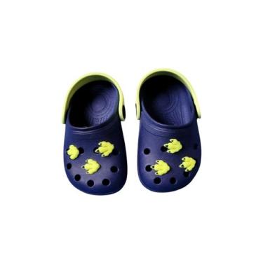 Imagem de Babuche Pegadas Dinossauro Infantil Menino Leve Confortável Uso Diário