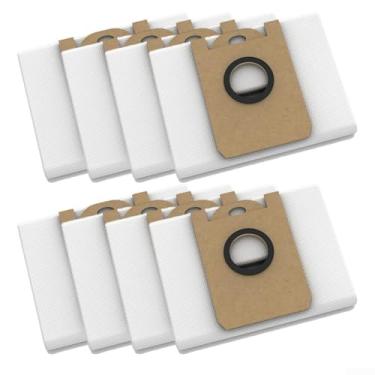 Imagem de Sacos de pó descartáveis de grande capacidade para BObsweep para Dustin para Orb-i, sacos de aspirador de pó de tecido não tecido 3,5L, filtragem eficiente, fácil de instalar (pacote com 8)