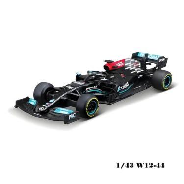 Imagem de Mercedes F1 W12 E Performance 2021 Bburago 1:43 Modelo Diecast Brinque