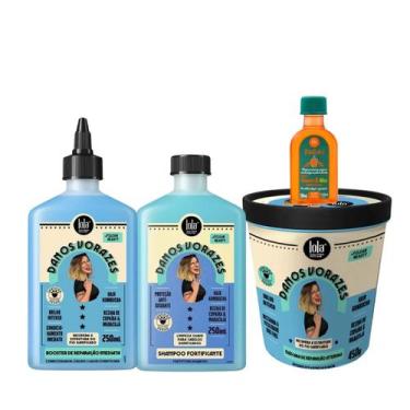 Imagem de Kit Lola Danos Vorazes Sh 250ml + Masc 450ml + Booster Reparação 250ml