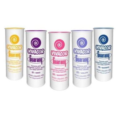 Imagem de Tinta Para Tecido Corante Roupas - Vivacor Guarany 40G Lilás