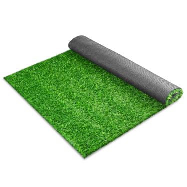 Imagem de Futurwit Tapete de grama artificial, tapete de grama falsa de 182,8 cm x 76,2 cm para cães, lavável para treinamento de cães com orifícios de drenagem, tapetes grandes de grama verde para pátio, ao ar