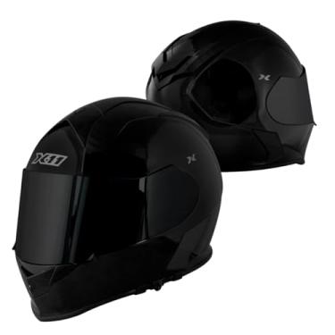 Imagem de Capacete X11 Revo Pro All Black P/ Motociclista Motoqueiro (56)