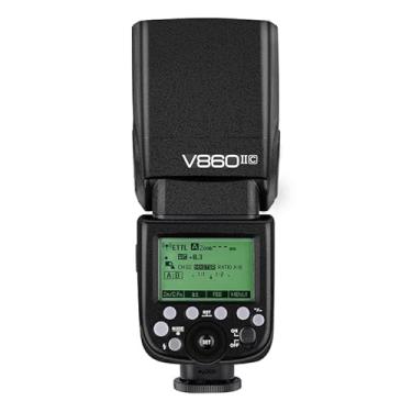 Imagem de Acessórios de fotografia para Godox V860 II Decalque Skin Vinyl Wrap Film Camera Flash Body Protective Sticker Coat V860 II (preto fosco)