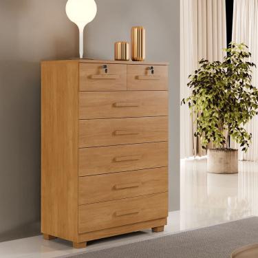 Imagem de Cômoda 7 Gavetas com Pés Barcelona Benetil