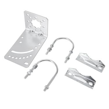 Imagem de FTVOGUE Porte de Antenas Ao Ar Livre, Suporte de Pólo de Antenas Ajustáveis ​​para a Estação Base da Ponte Sem Fio, Material à Prova de Ferrugem para Desempenho Estável