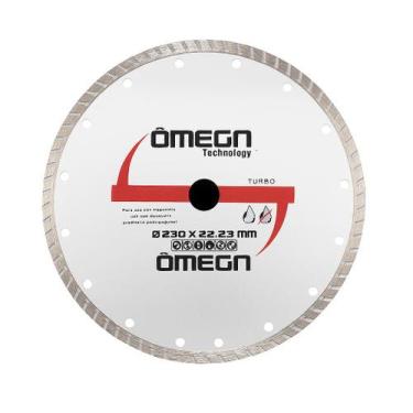 Imagem de Disco Corte Diamantado 9 Pol 230mm Esmerilhadeira - OMEGA, Turbo