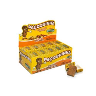 Imagem de Paçoquinha Display de 1,1kg 50x1 Doces Gonçalves