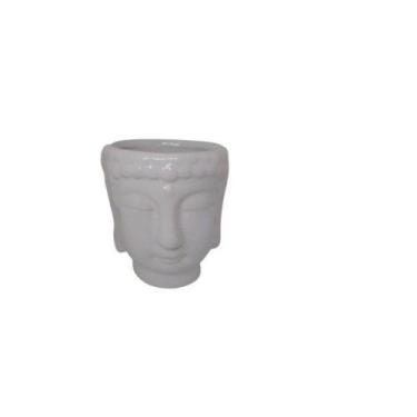 Imagem de Vaso Cachepot Buda Branco 9x8cm - Apeximp