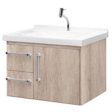 Imagem de Gabinete de Banheiro João Pessoa 60cm - Boatto Móveis , Barrique/Barri