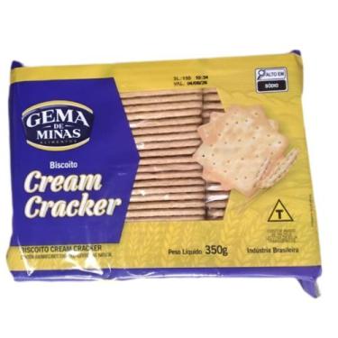 Imagem de Biscoito Cream Cracker Gema de Minas, pacote com 350g