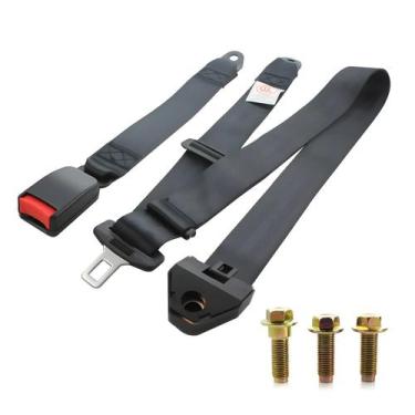 Imagem de Cinto De Segurança Universal Ajustável De 3 Pontos Para Carro, Alta Qu