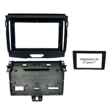 Imagem de Moldura Painel Multimidia 7 Ou 9 Polegadas Ford Ranger 2017
