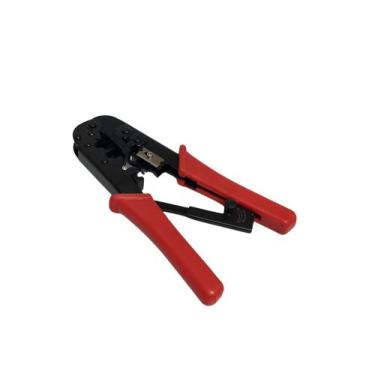 Imagem de Alicate De Crimpar Rj45 Rj11 Rj12 com Catraca GC-568R - Golden Cabo