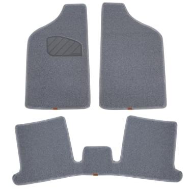 Imagem de Jogo de Tapetes Gol G1 G2 G3 G4 Gol Quadrado Gol Bola Gol Bolinha Emborrachado Bordado Antiderrapante 03 peças Cinza