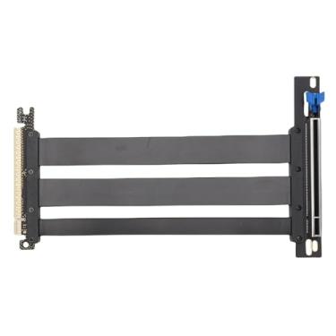 Imagem de ASHATA Cabo PCIE 5.0 Riser, para Cabo DE Extensão RTX4090 5090 GEN 5 GPU CARCA DE ESTRAÇÃO GPU, PCI E 16X, Compatível Com PCIE 4.0, para RX8900 RX7900XTX, Plug and Play (15cm)