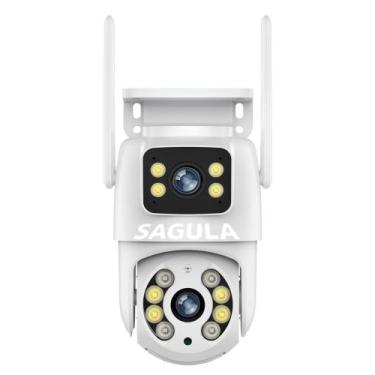 Imagem de Camera de segurança inteligente duas lentes 360 ip wifi dome - SAGULA,