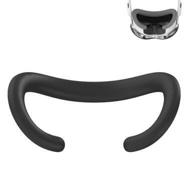 Imagem de Geekria Silicone Face Pad Cover Compatible with Apple Vision Pro, Washable Anti-Leakage Cushion Pad Mask, Original Headset Replacement Accessories, VR Headset Face Shield (Black)