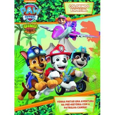 Imagem de Livro para Colorir Patrulha Canina Especial com Lápis de Cor