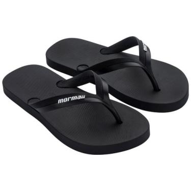 Imagem de Chinelo Masculino Mormaii Tropical 11936, 37/38, Preto, Preto