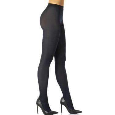 Imagem de Meia Calça FEMININA LUPO Fio 40 Opaca Loba Com Elastano 5830, P, Preto