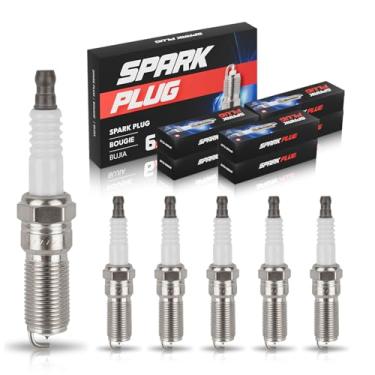 Imagem de ENA Velas de ignição Iridium Platinum compatíveis com Ford Lincoln Edge F150 Mustang Transit150 Continental MKS MKT V6 3.3L 3.5L 3.7L 2016 2017 2018 2019 2020 Substituição para SP589 CYFSO92FT Pacote