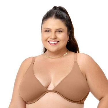 Imagem de Sutiã Triângulo sem Bojo Termofusionado Amêndoa Zee Rucci, 50