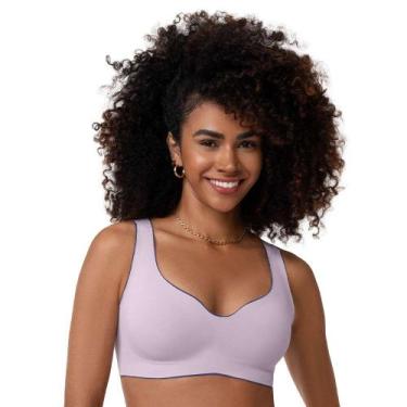 Imagem de Sutiã Laser Termofusionado com Bojo Removível Lilás Matte Zee Rucci, 4