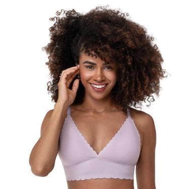 Imagem de Sutiã Laser Termofusionado Com Bojo Removível Lilás Matte - Zee Rucci,